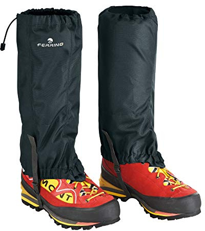 Ferrino 77313HCC.1SIZ Cervino Gaiters (Set) Black, Erwachsene, Unisex, Schwarz, Einheitsgröße
