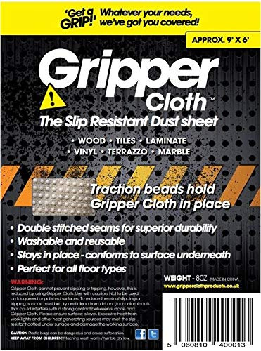 GRIPPER CLOTH Anti-Rutsch-Staubtuch, 274 cm x 182 cm, rutschfest/gepolstert