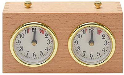 niyin204 Minuteur Horloge D'échecs Numérique Chronomètre en Bois pour Jeu D'échecs Pendule D'échecs Compte À Rebours Game Timer Chess Clock Timer