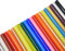 75 penne a caldo 7 x 100 mm, colorate per pistola per colla a caldo da 7 mm, fai da te, artigianato, bricolage (15 colori)