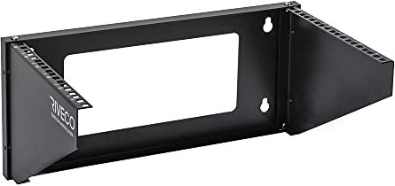 RIVECO 6U Wandhalterung für Netzwerk, verstärkte schwere Last, 29,9–45,9 kg, kleine Server-Racks, vertikale und horizontale Montage für 48,3 cm (19 Zoll) IT- und Studio-Ausrüstung.