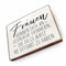 Kühlschrankmagnet mit Spruch - F - Handmade aus Buchenholz - Magnet für Kühlschrank Süß Witzig Lustig - Küchen Kühlschrank Deko 6.5cm x 5cm - Geschenk-Idee (Frauen können sich an Gespräche erinnern)