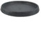 The HC Companies Terrazzo runder Premium-Pflanzen-Untersetzer, für drinnen und draußen, 38,7 x 38,7 x 3,4 cm, schwarzer Granit, 38,7 x 38,7 x 3,4 cm