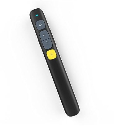 WE Télécommande de présentation sans Fil avec pointeur Laser intégré, radiofréquence 2.4Ghz, Fonctionne sur Pile 1*AAA (Incluse)