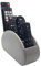 N3cessity Remote Control Holder/Desktop Organiser - Storage Caddy with 5 Compartments Fits Office Supplies, Makeup Brushes. (Grey)