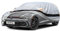 Telo Copriauto da Esterno, Holthly 10 Strati, Copri Auto Felpato 100% Impermeabile, Copertura Antipolvere Antigraffio, per Giulietta, Focus Hatch,VW Golf. Argenteo