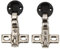 2 Set Soft Close Scharnier 26 Mm Loch Soft Closing Scharnier Kit Hardware für Schrank Glastür (Einfügung)