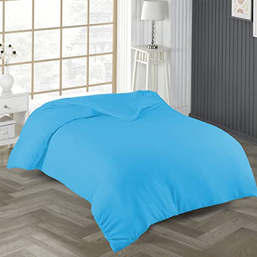 Livessa 2er Set Bettbezug 155x220 cm mit Reißverschluss - Bettbezug 155x220 aus%100 Baumwolle Single-Jersey Stoff 140 g/m², Ultra weich und atmungsaktiv, Oeko-Tex Zertifiziert, 13 schöne Farben