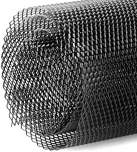 Rejilla de Ventilación Universal para Coche, Aleación de Aluminio, Negro, 3 x 6 mm