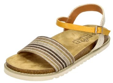 Sandale Anouk in Farbe Orange, modische Schuhe in Übergröße, große Damenschuhe, Anouk 43 EU Orange