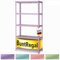 KARAT Metallregal 172 x 90 x 30 cm - farbiges Steckregal, Lagerregal, Kellerregal mit 5 verstellbaren Böden für Arbeitszimmer, Kinderzimmer, Wohnzimmer (Pastellviolett)