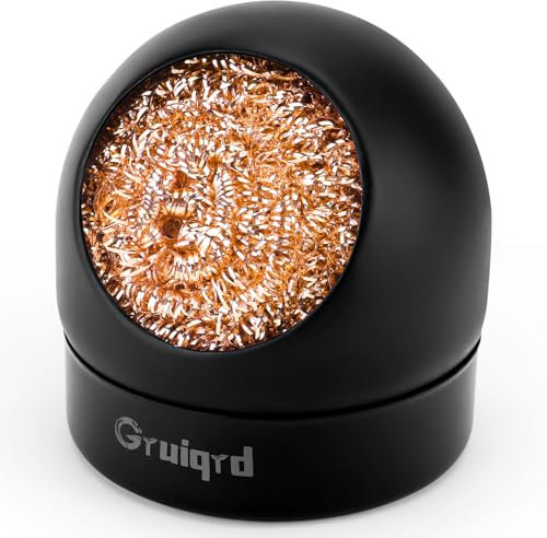 Lötspitzenreiniger, Lötspitzenreinigungsdraht, lötkolben reiniger und Halter Kit aus weich gewickeltem Messingspitzenreiniger