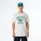 NEW YORK JETS New Era Cap NFL Regular T-Shirt Distressed Screenprint Team Graphic Stone Unisex