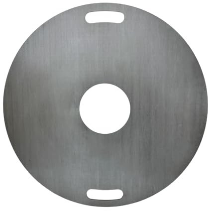 Universal BBQ Grillplatte 80 cm | Feuerplatte | Fassgrill | Kugelgrill | Ø80 cm Stahl | Made in Germany | Plancha | Feuerring | Grillring | BBQ Ring | BBQ-Disc