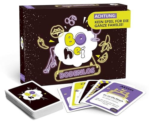 Klüngelbande Bohei - Bodenlos - Das Schlüpfrige Partyspiel Von Ana & Tim Johnson - Bodenlose Karten Für Einen Schamlosen Spieleabend