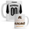 Taza personalizada Valencia - Regalo Original para aficionados del Futol - Personaliza tu taza de desayuno - Taza de Desayuno café