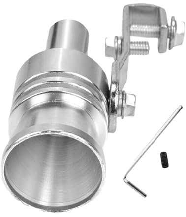 1 Stück Turbo Sound Pfeifen Auspuff Endrohr, Auto Turbo-geräusch Sound-simulator-pfeife Für Den Auspuff, Universall Trompetentyp Simulator Pfeife Whistle Aluminiumlegierung