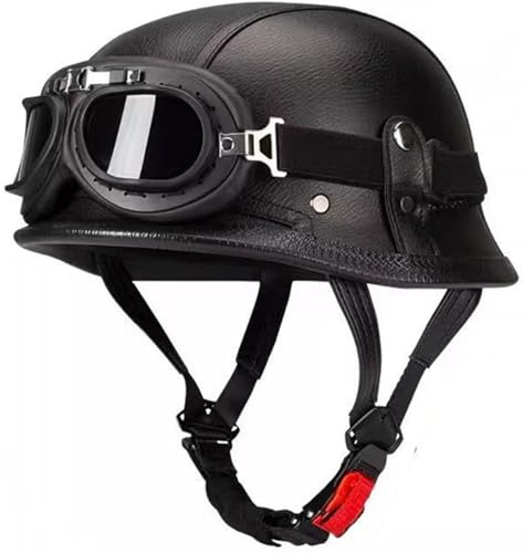 Roller Helm Jethelm Mopedhelm Motorradhelm, Scooter Helm Atmungsaktiv Reithelme, DOT/ECE-Zugelassen Sonnenschutzhelme Motorradhelm Für Bike Mopeds Roller Scoote Moped Mofa