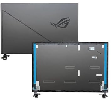 16inches LCD Back Rear Cover Top Case & Screen Hinges Compatible with ASUS ROG Strix G16 G614 G614JV G634 Laptop Gray