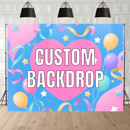 TIEBLU 8 * 6ft Custom Backdrop Personalised Photo Backdrop