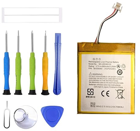 ERYNK MC-265360 Replacement Battery Compatible with E-Book Replacement Battery