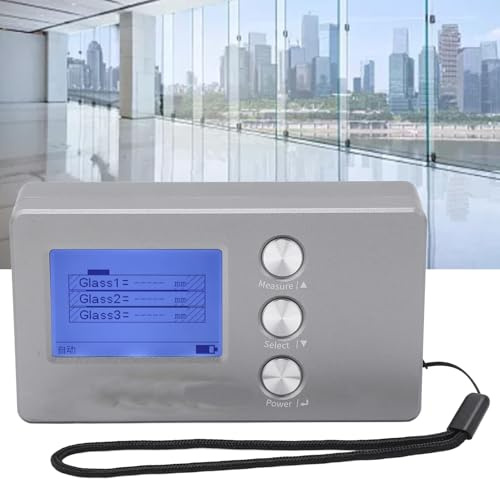 Spessimetro Digitale Per Vetro Isolante Per Finestre E Porte Con Triplo Vetro Temperato, Precisione Meno O Più 0,1 Mm