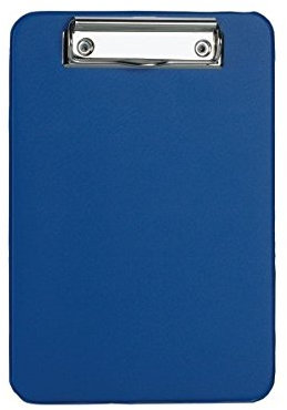 Klemmbrett DIN A5 Schreibplatte Clipboard (1 Stück | A5, blau)