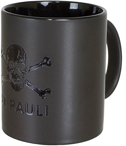 FC St. Pauli Totenkopf Keramik Zauberstasse Magic Mug (schwarz)