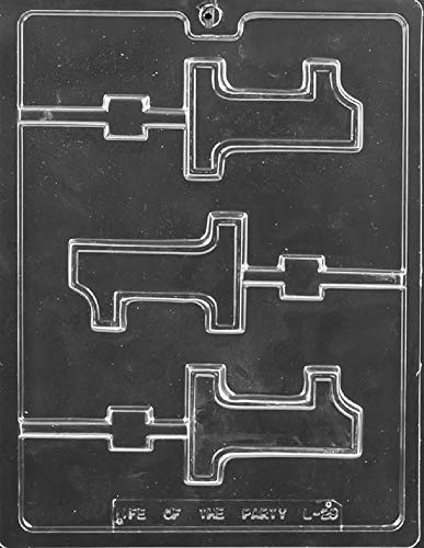 Grandmama's Goodies L029#1 Number One 1 Lollipop Chocolate Candy Soap Mold with Exclusive Molding Instructions