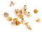 Knopfschrauben, 10 Sets 8 mm, Knöpfe, DIY, Nieten, Leder, Schraube, Nieten, Nieten, Bolzen, Screwback für Gürtel, Nieten, DIY, Gold (8 mm)