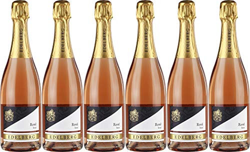 Edelberg Rosé Sekt Brut (herb) (6 x 0.75 l)