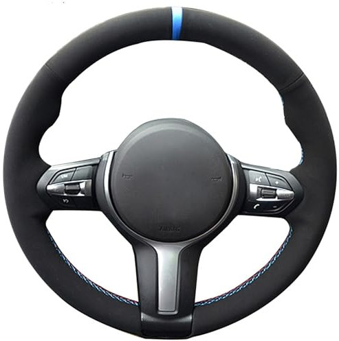 Shining Wheat Handgenähte Lenkradhüllen für M Sport BMW F30 F31 F34 F10 F11 F07 F12 F13 F06 X3 F25 X4 F26 X5 F15 M50d X6 F16 M50d F20 F21 M140i M135i