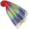 Lorenzo Cana Pashmina Schal Schaltuch jacquard - gewebt Paisley Muster 70 x 180 cm Tuch Naturfaser Rot Blau Grün 9333777