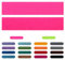 SIMON PIKE 1m x 1,5 cm Klettband neonpink (Flausch und Haken im Set), zum Aufnähen, hohe Verschlusskraft, wiederverschließbar, frei zuschneidbar