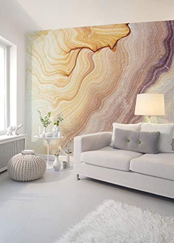 Steintapete Wandposter XXL Marmor Fototapete Wohnzimmer 3D Optik Marmortapete Naturstein bunt