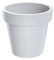 Erhard-Trading Blumentopf Valencia Pflanztopf Übertopf Blumenkübel Kunststoff weißØ 39 cm