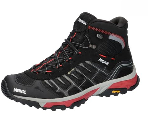 Meindl Finale Mid GTX Herren Wanderschuhe Trekkingschuhe Gore-Tex wasserdicht schwarz schwarz