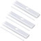 Lot de 20 crochets de store verticaux - 127 mm - Blanc - Clips de rechange pour lattes de louvre - Accessoires réglables pour store