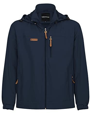 FALKENSTEJN Anorak Veste coupe-vent légère d'été, bleu marine, 6XL