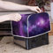Xoenoiee Toaster Cover 2 Slice Wide Slot Bakeware Protector Dust and Fingerprint Protection Bread Toaster Cover for Kitchen Small Appliance Accessories, Purple Galaxy Printed, S