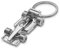 Porte-Clés en Métal Créatif Modèle de Course Miniature 3D Porte-Clés de Voiture Solide Porte-Clés de Course Pendentif Clé de Voiture un Excellent Cadeau Pour Les Hommes Et Les Femmes