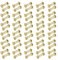 INCREWAY 60 Sets Chicago Screws Assorted Kit, 5mm x 20mm Binding Screws Post Golden M5 Round Cross Head Stud Screw Posts Nail Rivet Book Binding Posts for Scrapbook Photo Albums