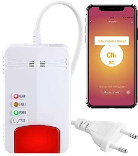 VisorTech Gasmelder Wohnmobile: Smarter Multi-Gasmelder für haushaltsübliche Gase, Versandrückläufer (Gas Alarmanlagen, Spürgerät, Grill)
