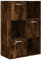 vidaXL Schrank rauchfarbene Eiche 60x29,5x90 cm, Lagerregal, Regal, Holzregal, Aktenschränke, Regale, Holzregale, quadratisches Regal, quadratische Regale
