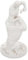 Warmhm Dekor Harz Handwerk Statue Harz Figuren Künstlerische Statue Kunst Figuren Harz Ornament Harz Männer Statue Männer Yoga Figur Kreatives Geschenkset Zubehör Weiß Fitness