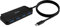 AISENS Hub USB 3.1 USB-C. USB-C/M-4x Tipo A/H. Negro. 60cm