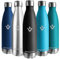 Vikaster Gourde isotherme, 750ml Gourde, Sans-BPA Gourde inox, Etanche bouteille Approprié & Adulte, Sport, Gym, école, Extérieur