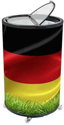 Gastro-Cool - Mobiler Kühlschrank - Party Tonne EM 2024 Edition