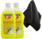 Sugar Soap for cleaning - 2 x 500ml Concentrated Sugar Soap for walls | Kitchen degreaser spray | Wall cleaner for painted walls | Grease remover | With added Wilosc Microfibre cloth.