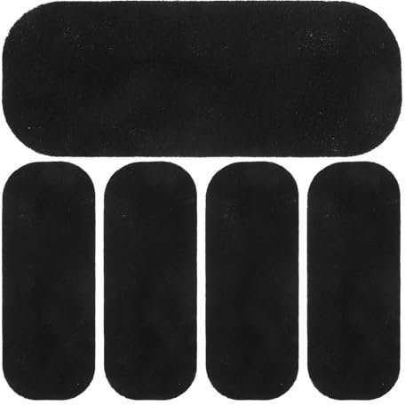 Cabilock 5pcs Removable Ceiling Fan Filters Self-Adhesive Air Filters for Easy Cleaning Sturdy Design for Maintaining Fresh Indoor Air Quality